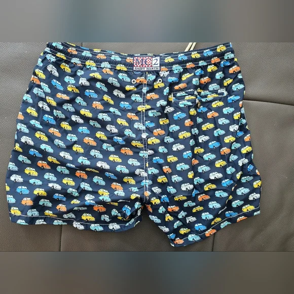 MC2 Saint Barth car print swim trunks. Fiat 500 Edition *BRAND NEW W/TAGS*
